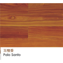 Plancher de bois lamellé-collé en bois dur d&#39;ingénierie Chile Palo Santo